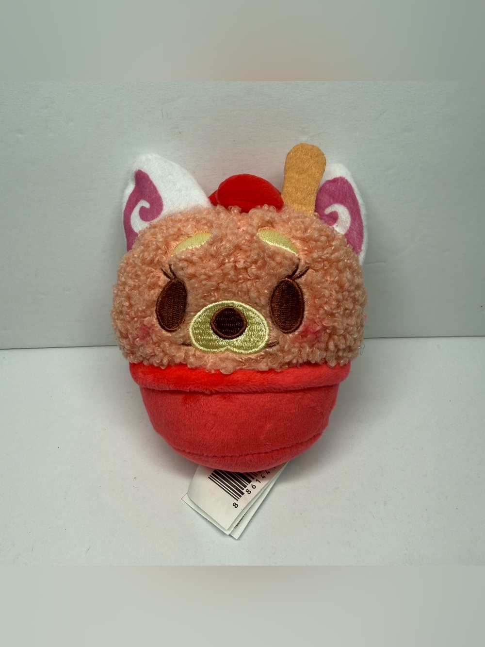 Panda Mei Plush 4” Turning Red Bean Cherry Shaved Ice Disney Munchlings 2024 Toy